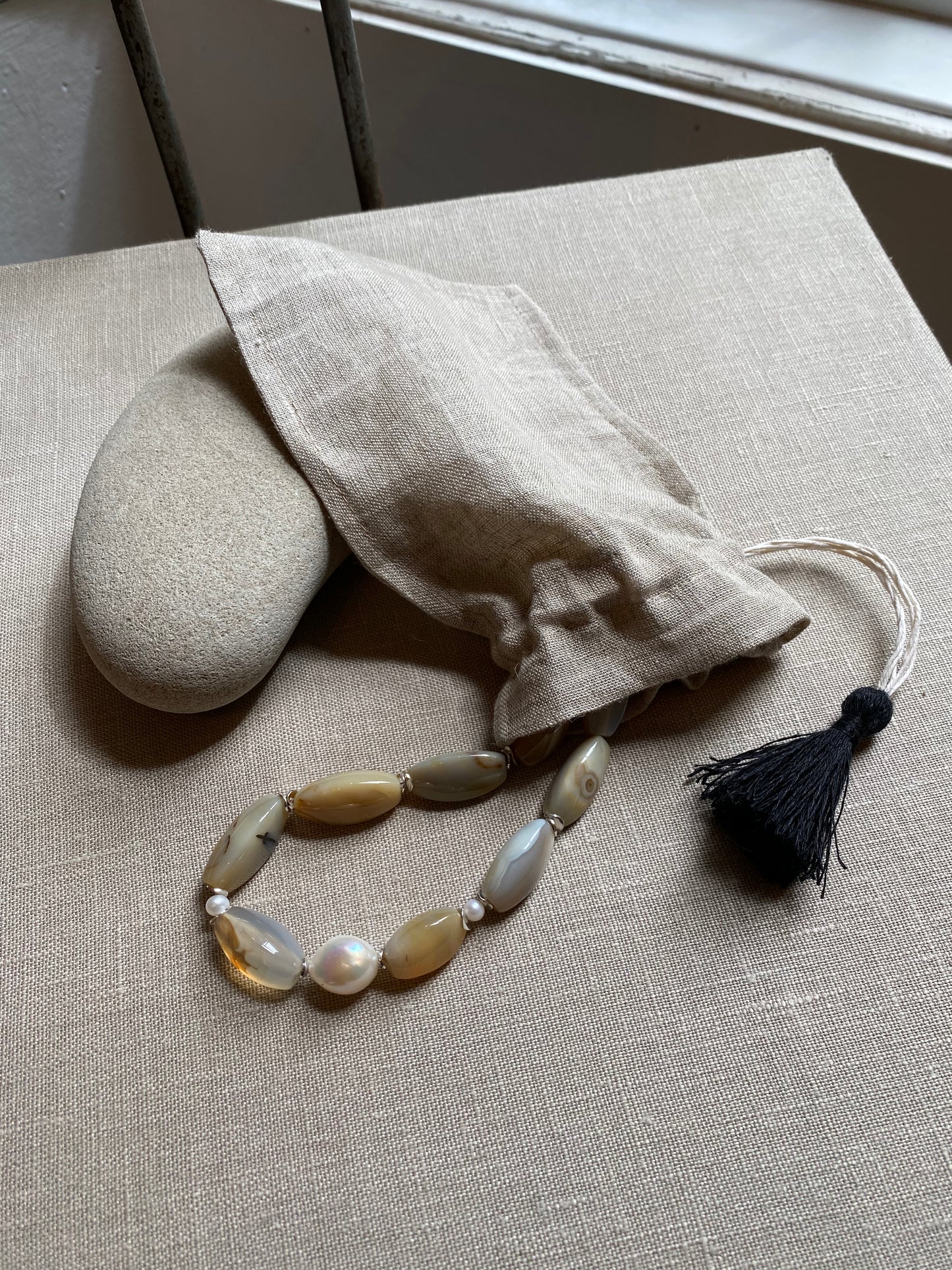 Picture Agate necklace