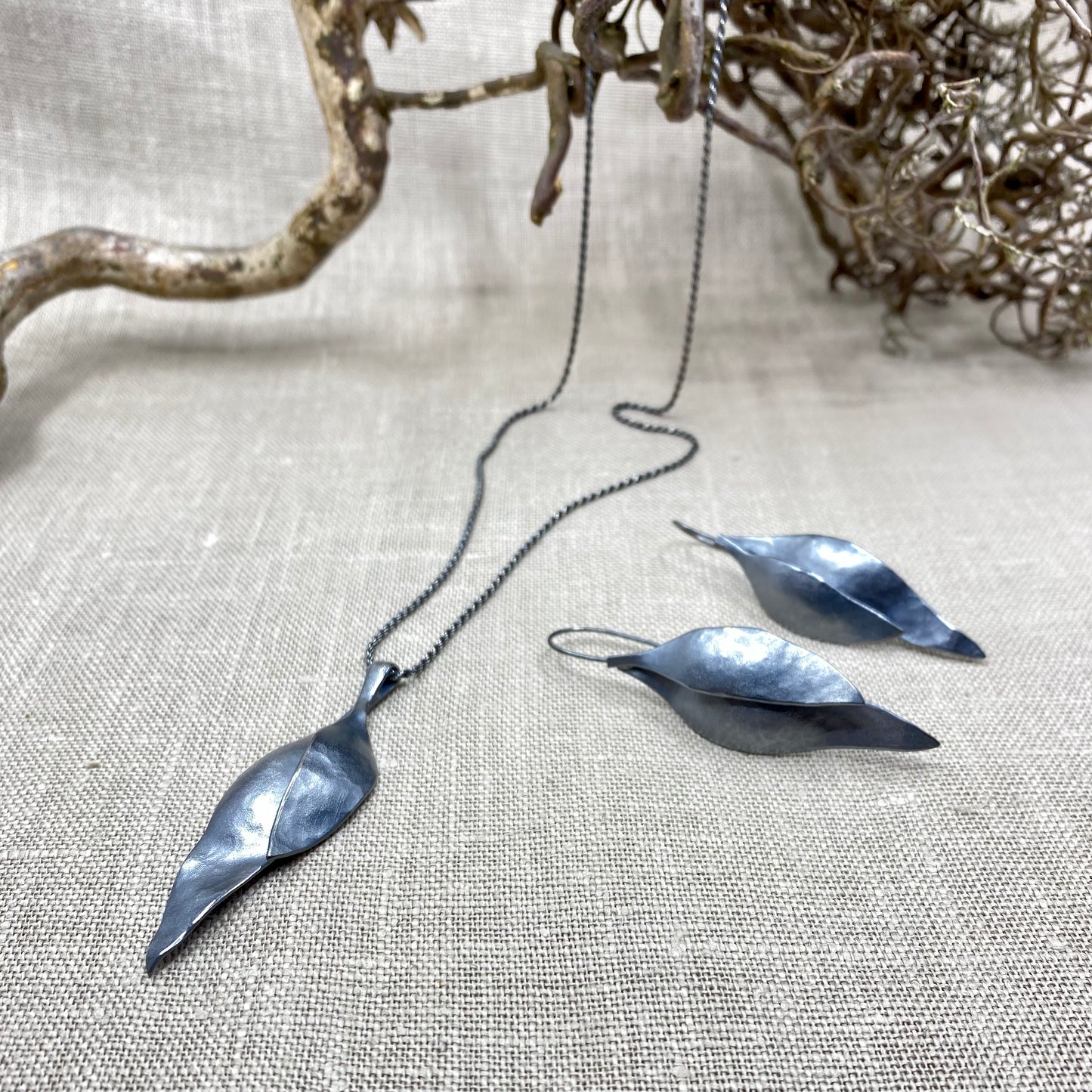 Eucalyptus Drop Earrings