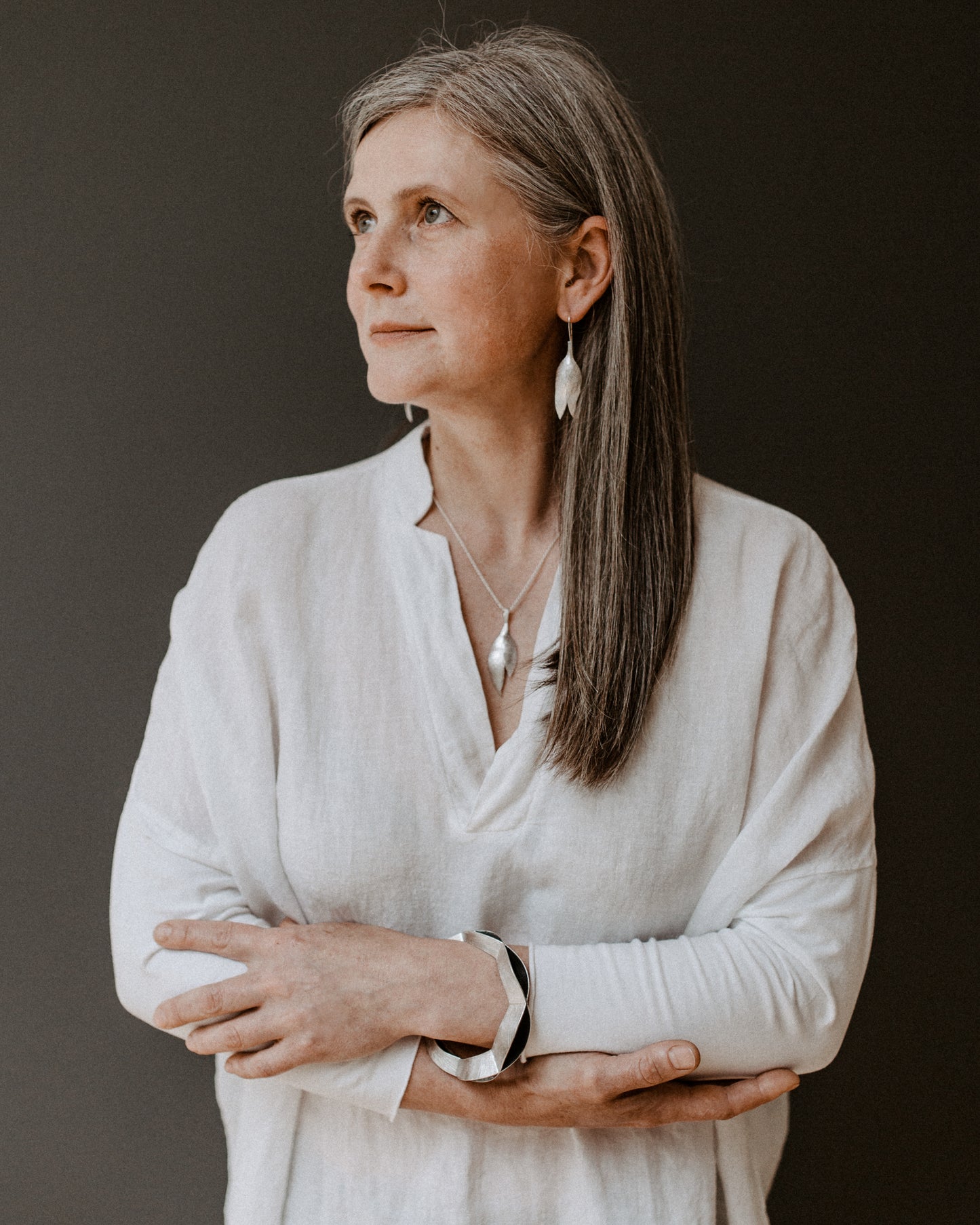 Eucalyptus Drop Earrings