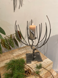 "Tree I" pilar candle candle holder