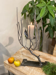 "Tree III" pilar candle candle holder