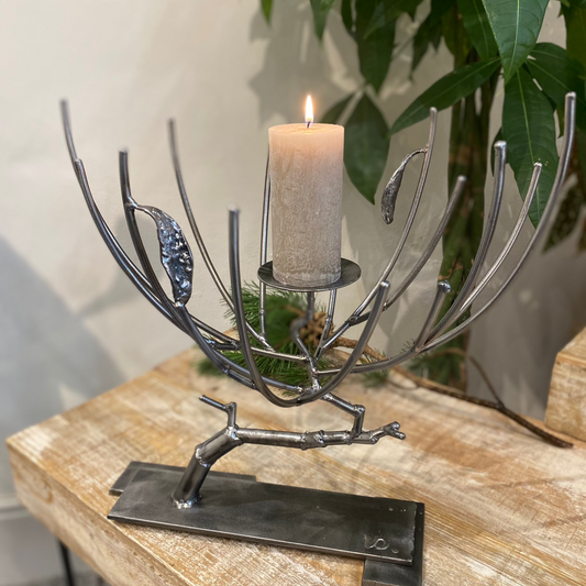 "Tree II" pilar candle candle holder