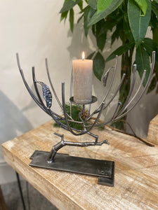 "Tree II" pilar candle candle holder