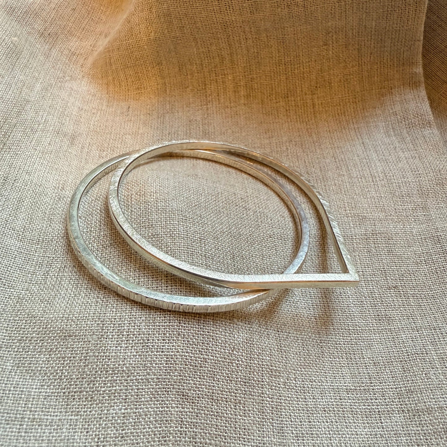 Drop Pair Bangle - Medium