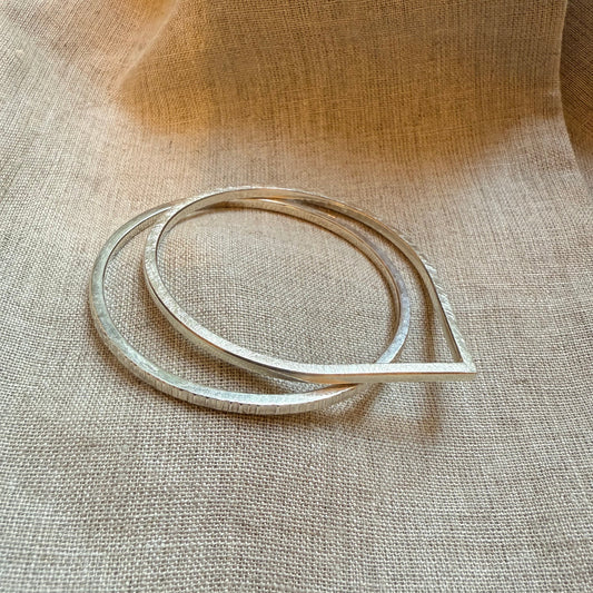 Drop Pair Bangle - Medium