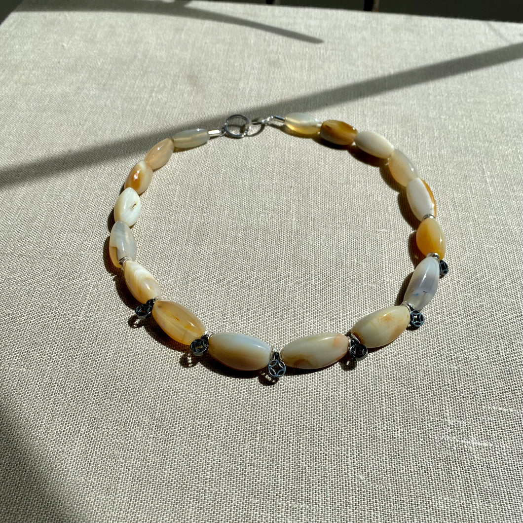 Ivory Agate necklace