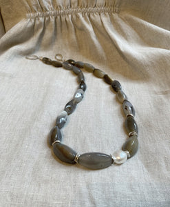 Grey Agate necklace