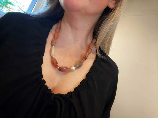Carnelian necklace